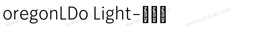oregonLDo Light字体转换 oregonLDo Light字体转换